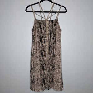 C Wonder snakeskin strap dress